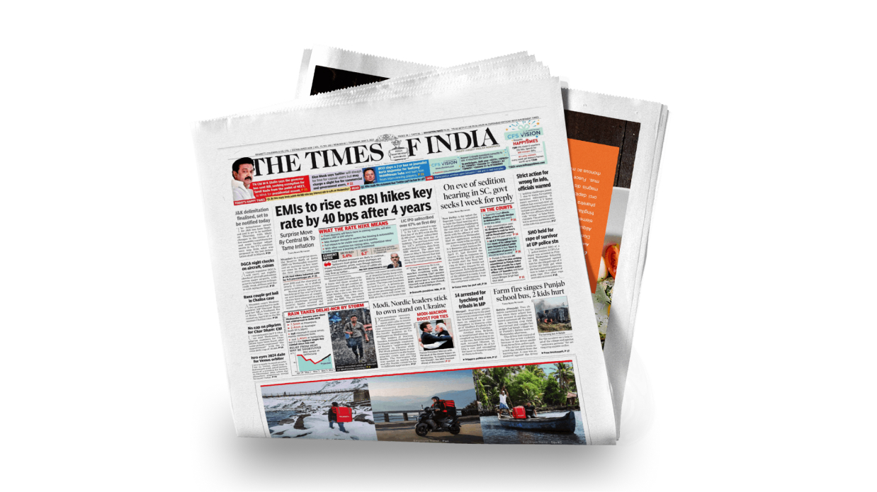 Advertise in The Times of India