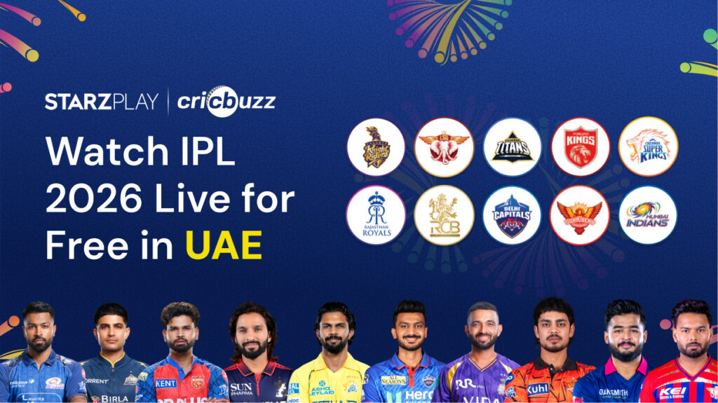 Watch IPL 2026 Live for Free in UAE