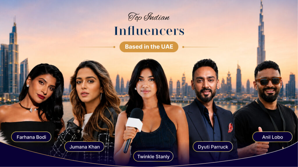 Indian Influencers Based in the UAE