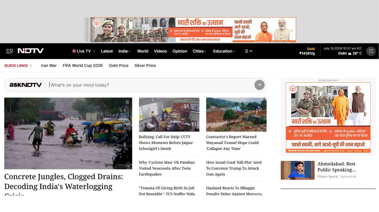 NDTV Advertising