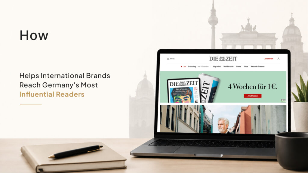 Advertise in DIE ZEIT Germany