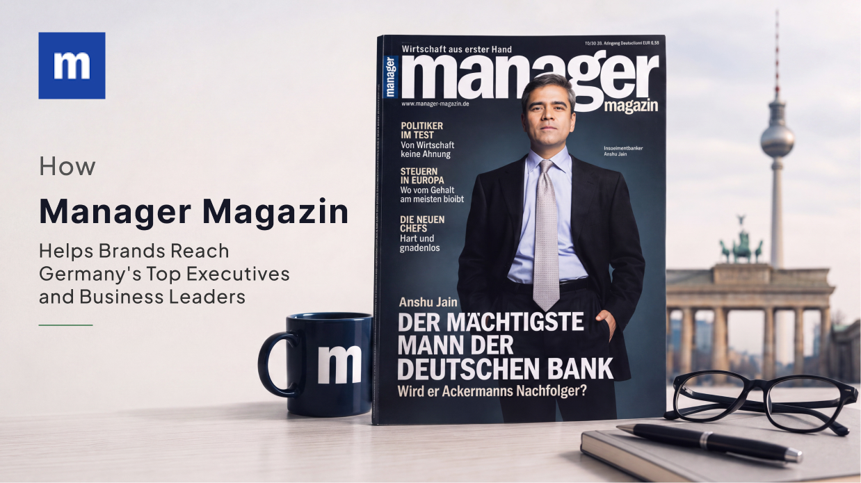Advertise in Manager Magazin Germany