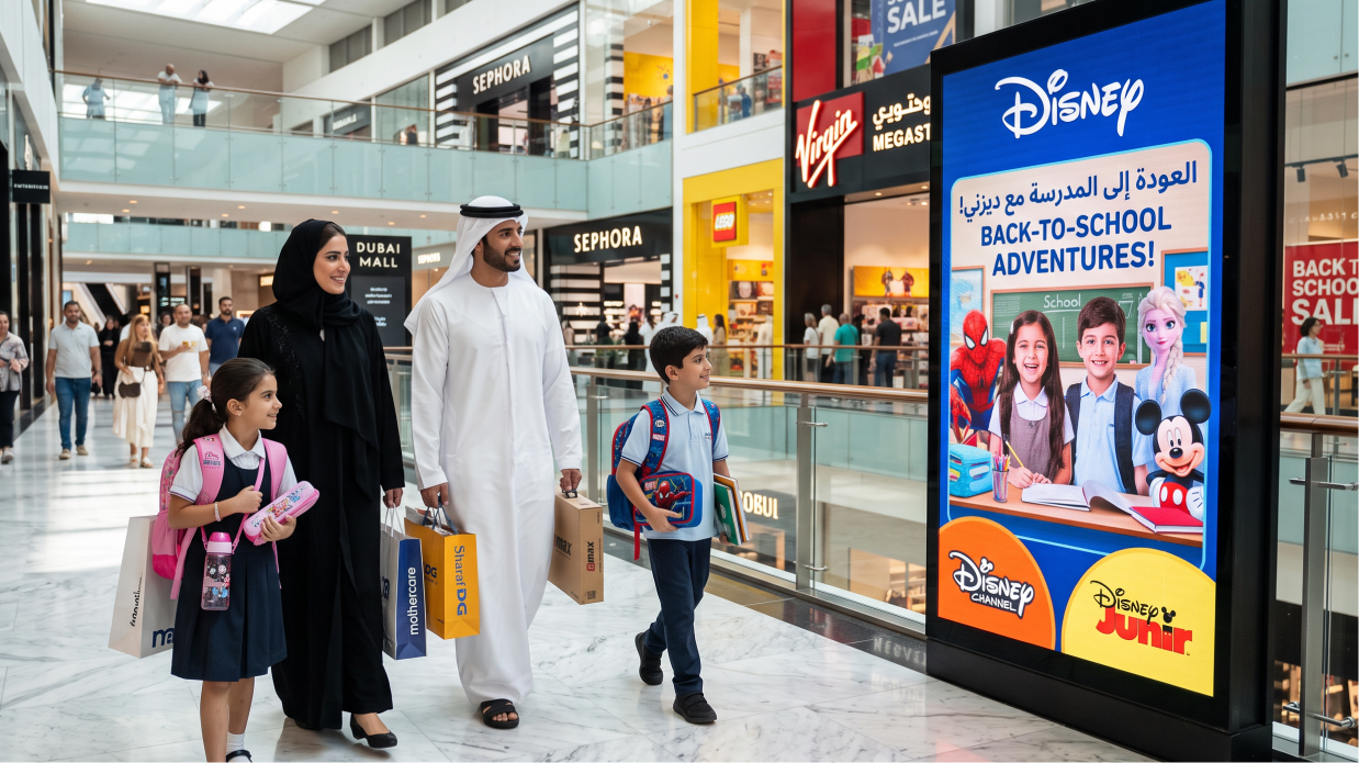Back-to-School Advertising in UAE with Disney