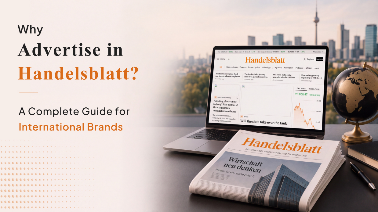 Advertise in Handelsblatt